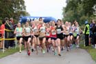 Start of the senior womens 4 stage relay at the ERRA Mens 6 and Womens 4 Stage Road Relays, Sutton Park, Birmingham Road Relays. Photo: David T. Hewitson/Sports for All Pics